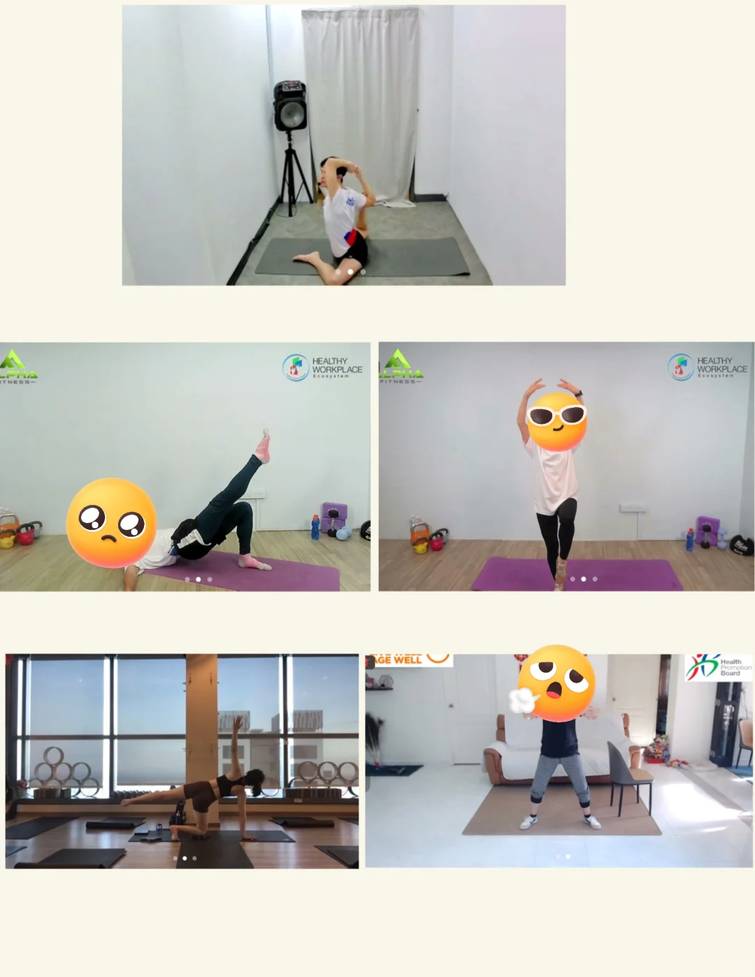 🇸🇬Healthy365 app: 免费zoom 瑜伽健身