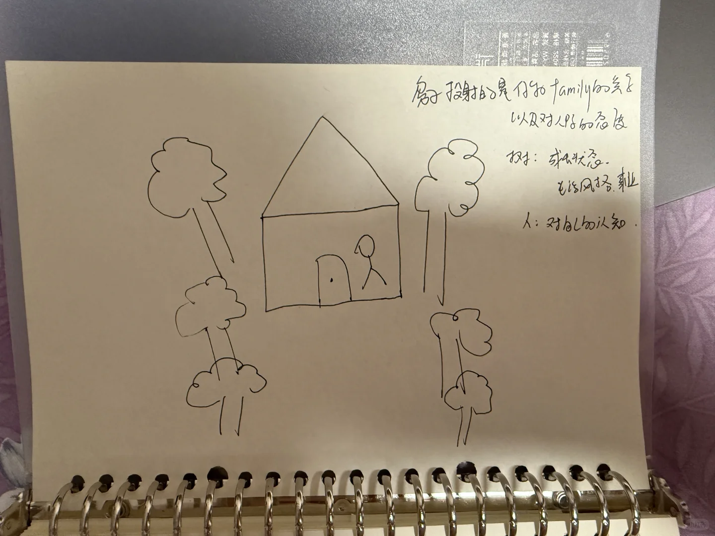 有学过心理学的姐妹分析我的房树人吗