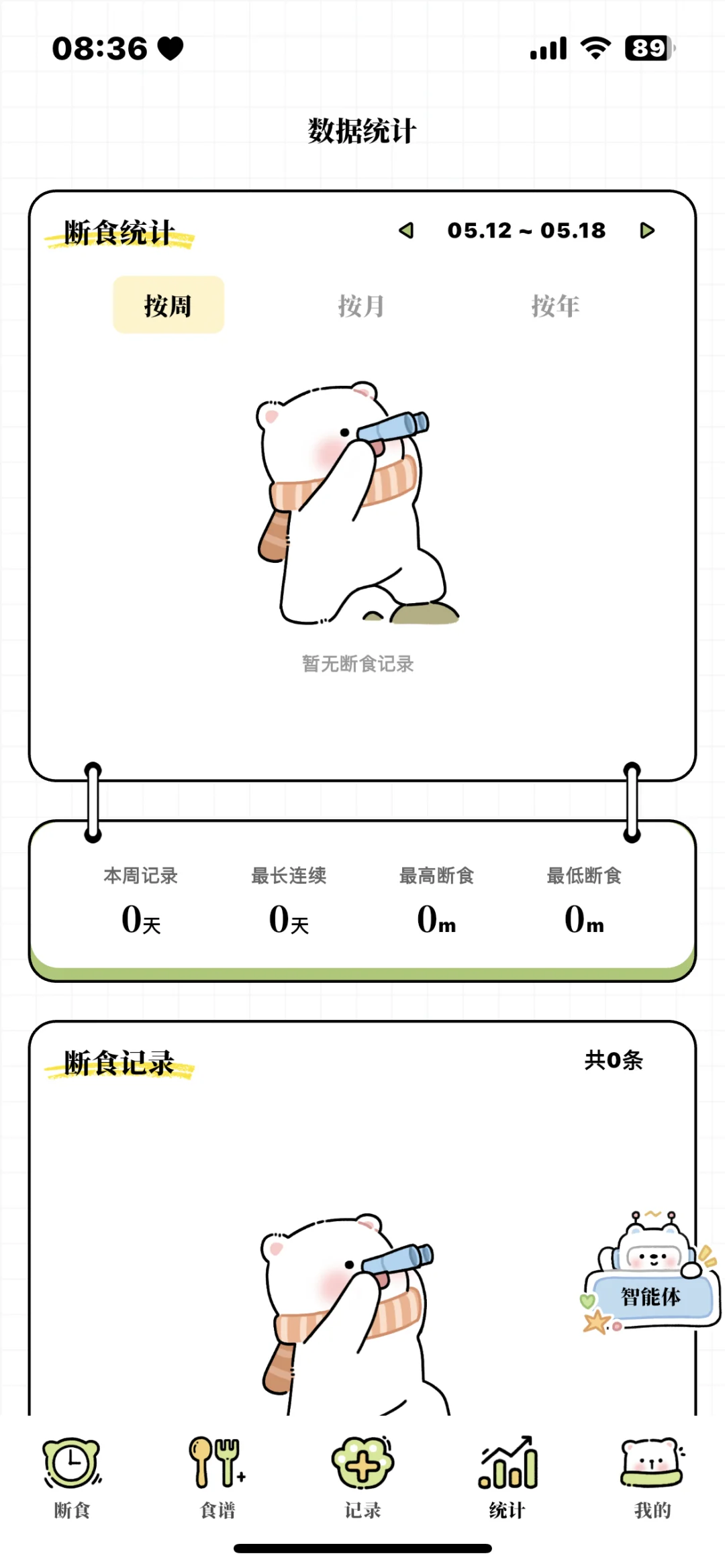 一个超级可爱的减脂APP！