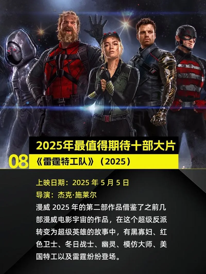 2025年最值得期待的十部好莱坞大片，冲冲冲