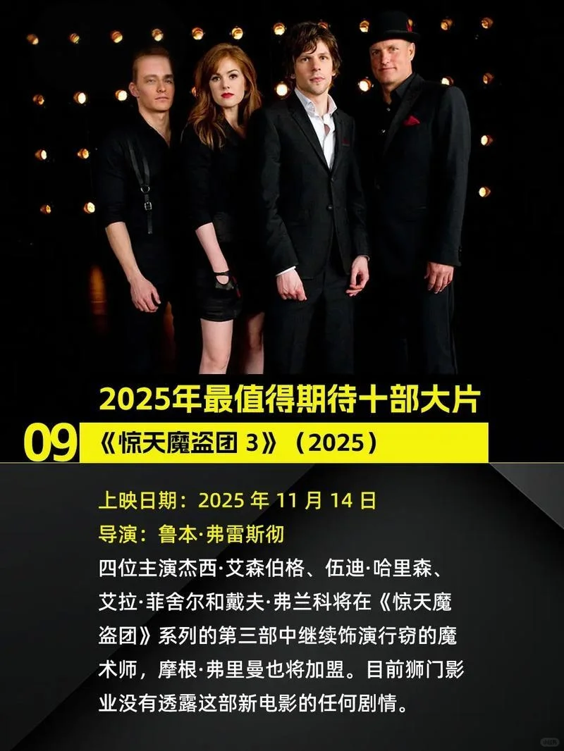 2025年最值得期待的十部好莱坞大片，冲冲冲