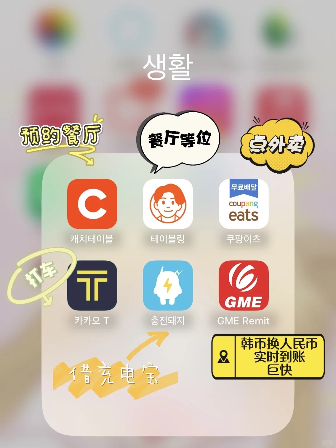 韩国留子看过来👀韩国生活必备APP超全版！