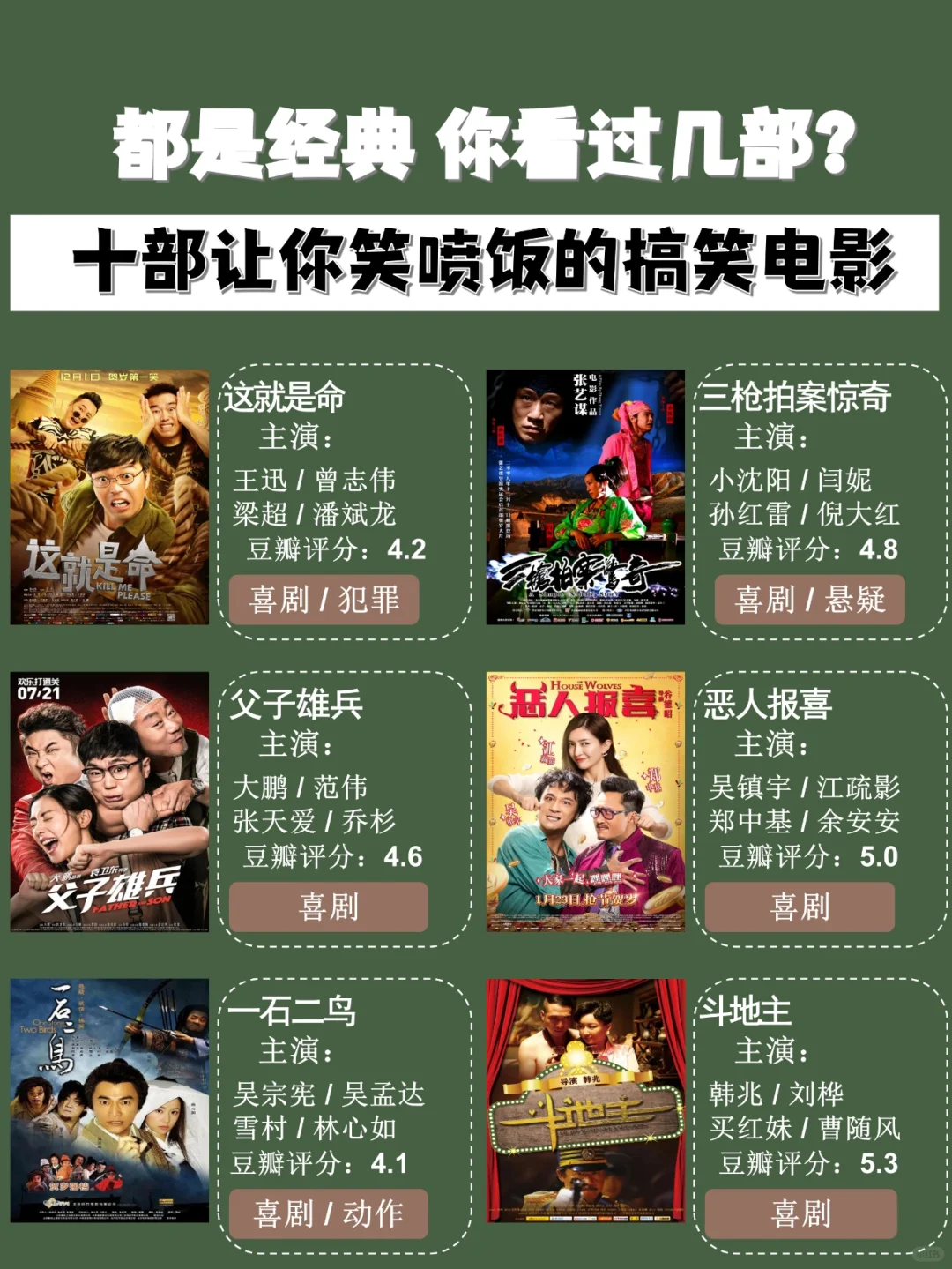 十部让你笑喷饭的搞笑电影