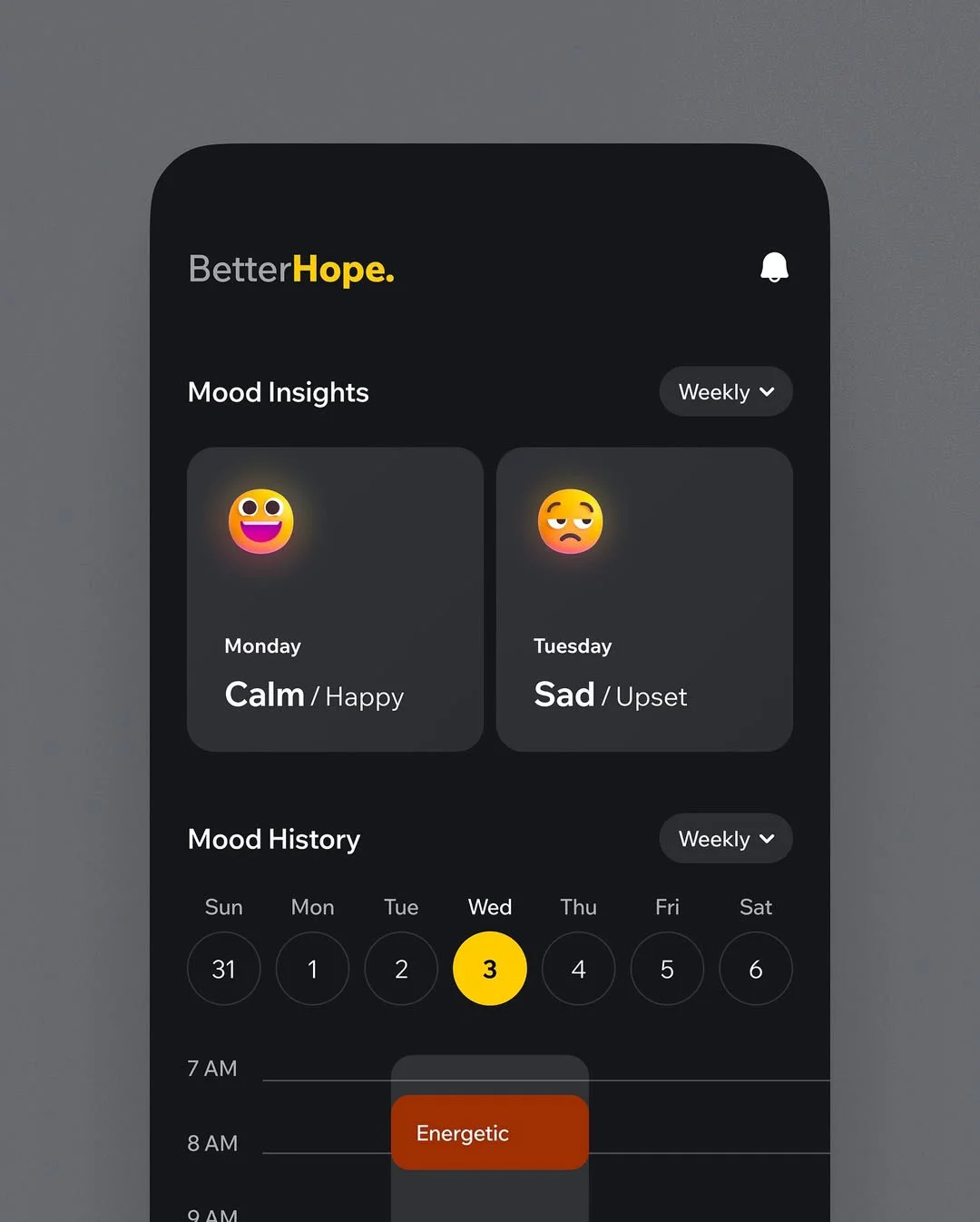 一款情绪记录App，设计太治愈了！