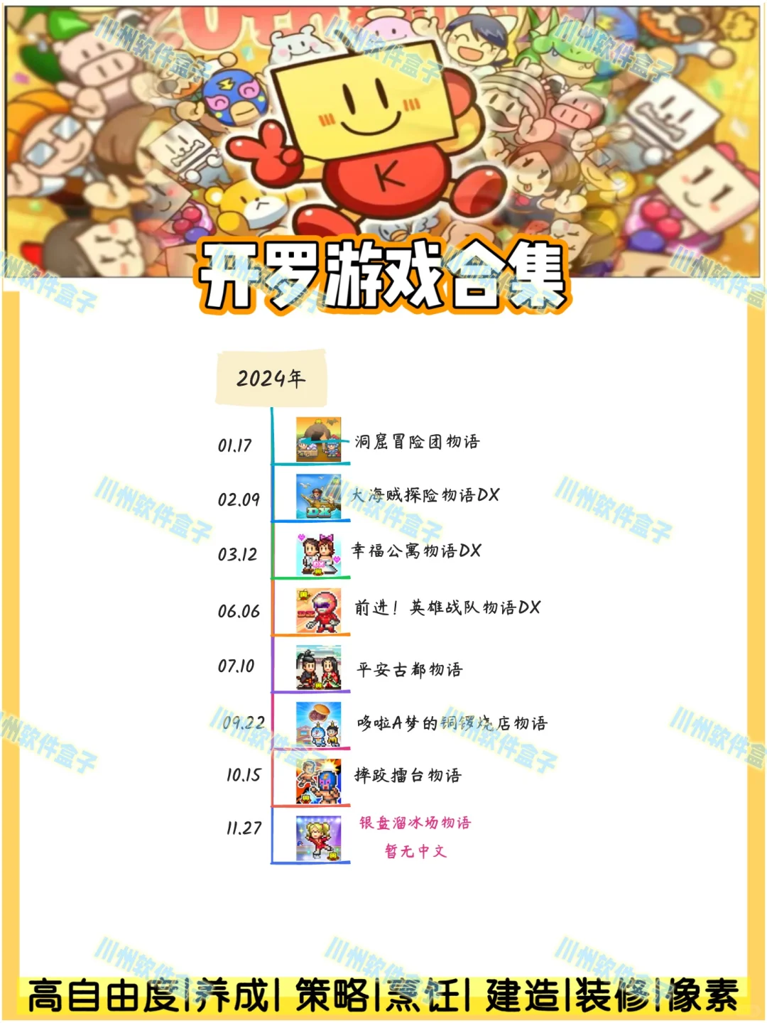 吐血整理❗️开罗系列游戏大盘点❗️好玩到💥