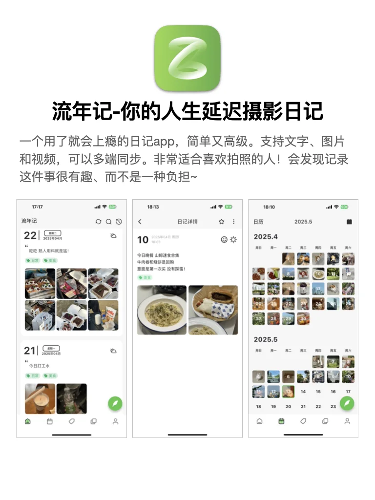 替大家试过了记录真的会上瘾