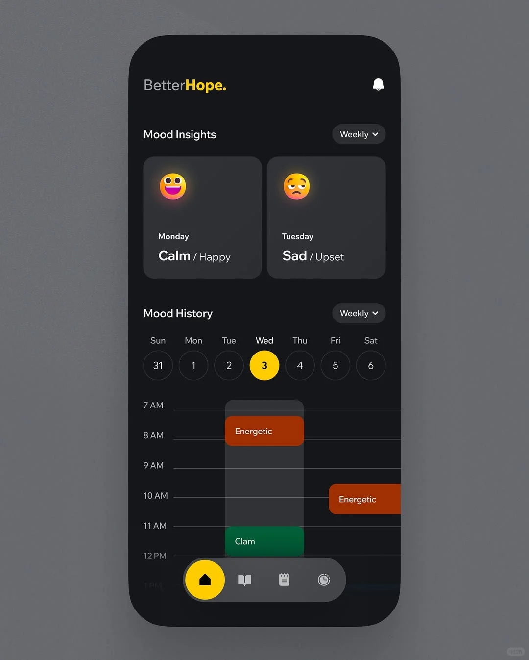 一款情绪记录App，设计太治愈了！