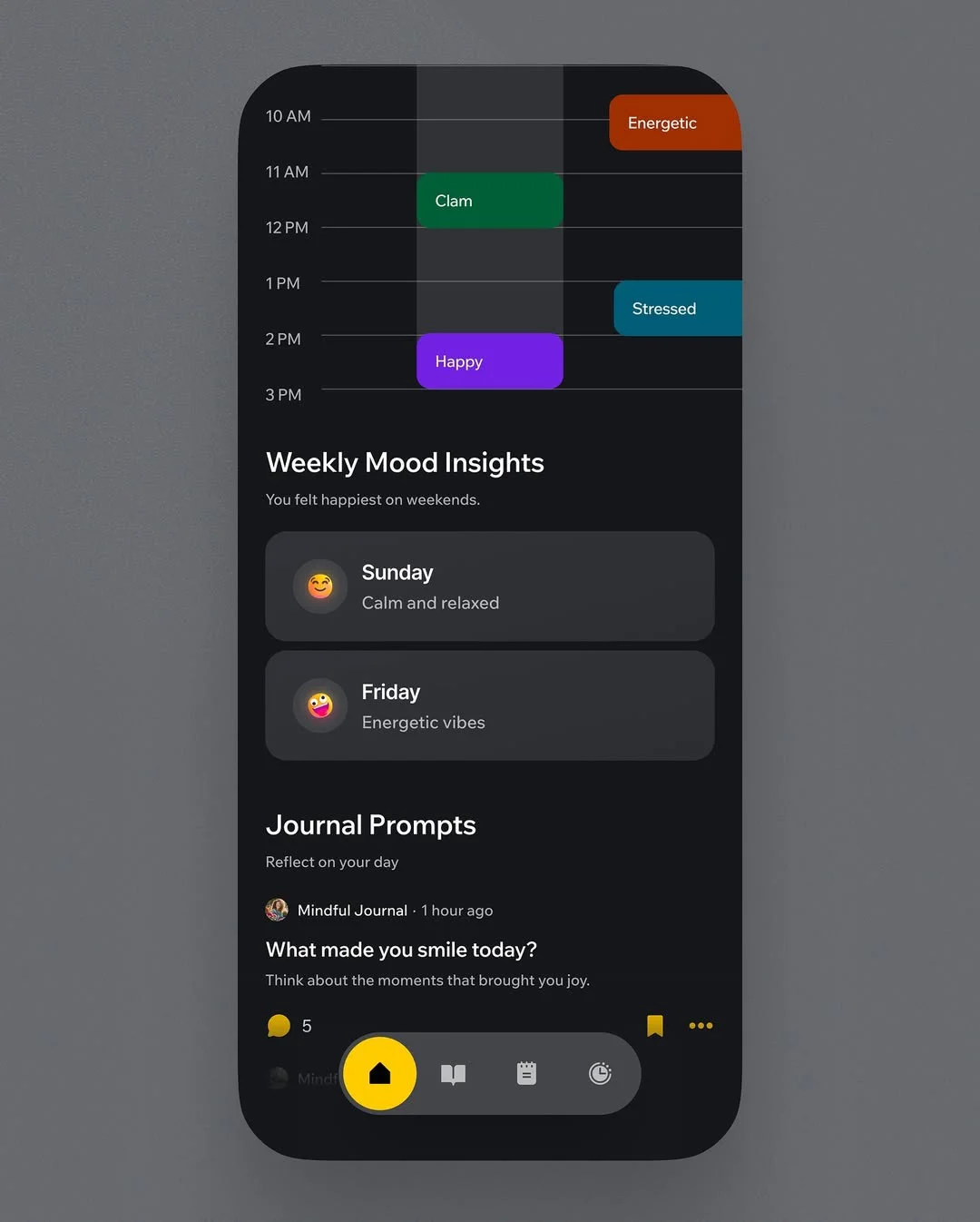 一款情绪记录App，设计太治愈了！
