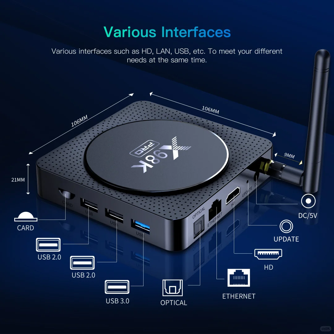 🔥【百元机顶盒天花板！】X98KPRO