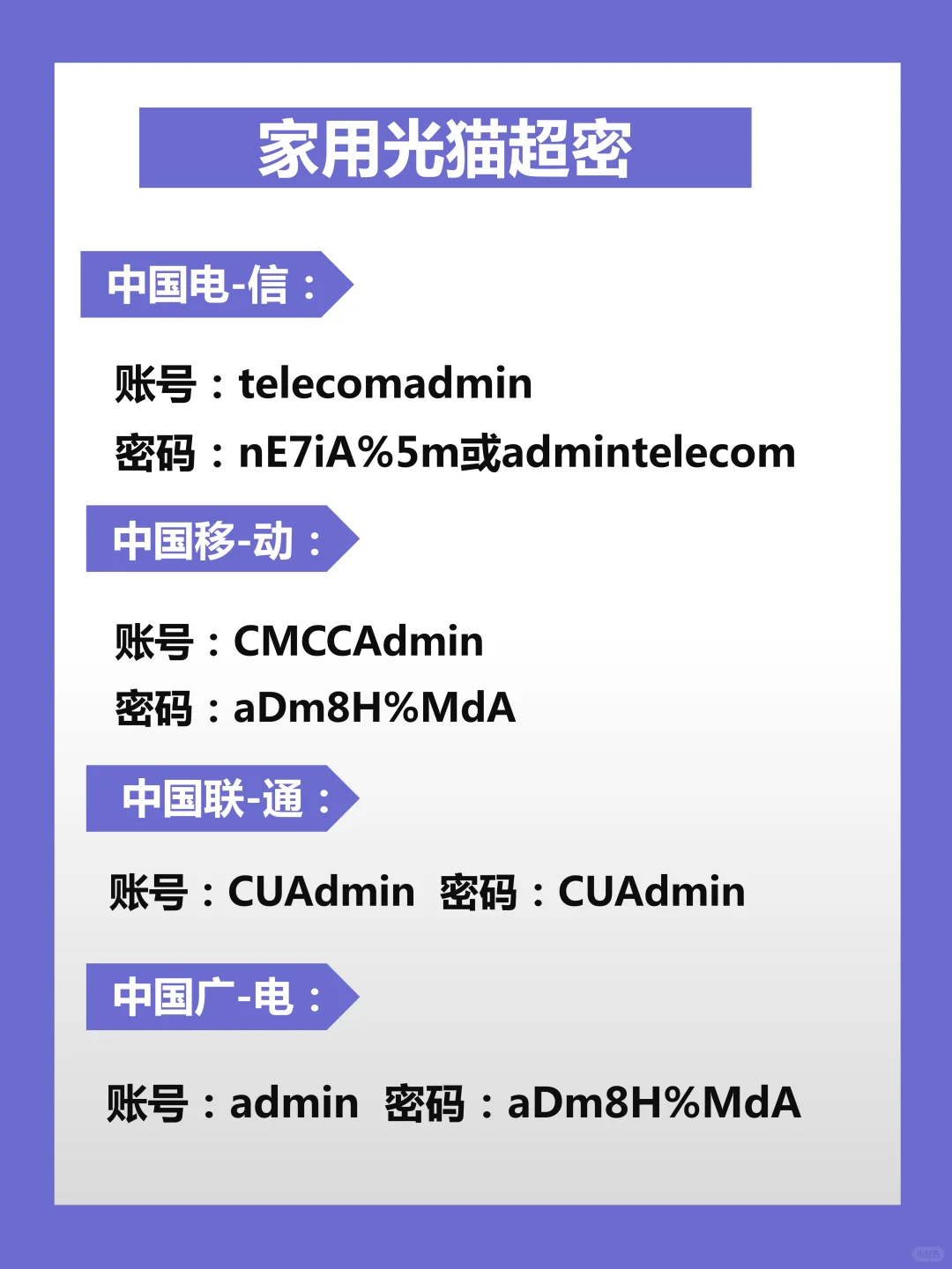 机顶盒光猫秘密大全