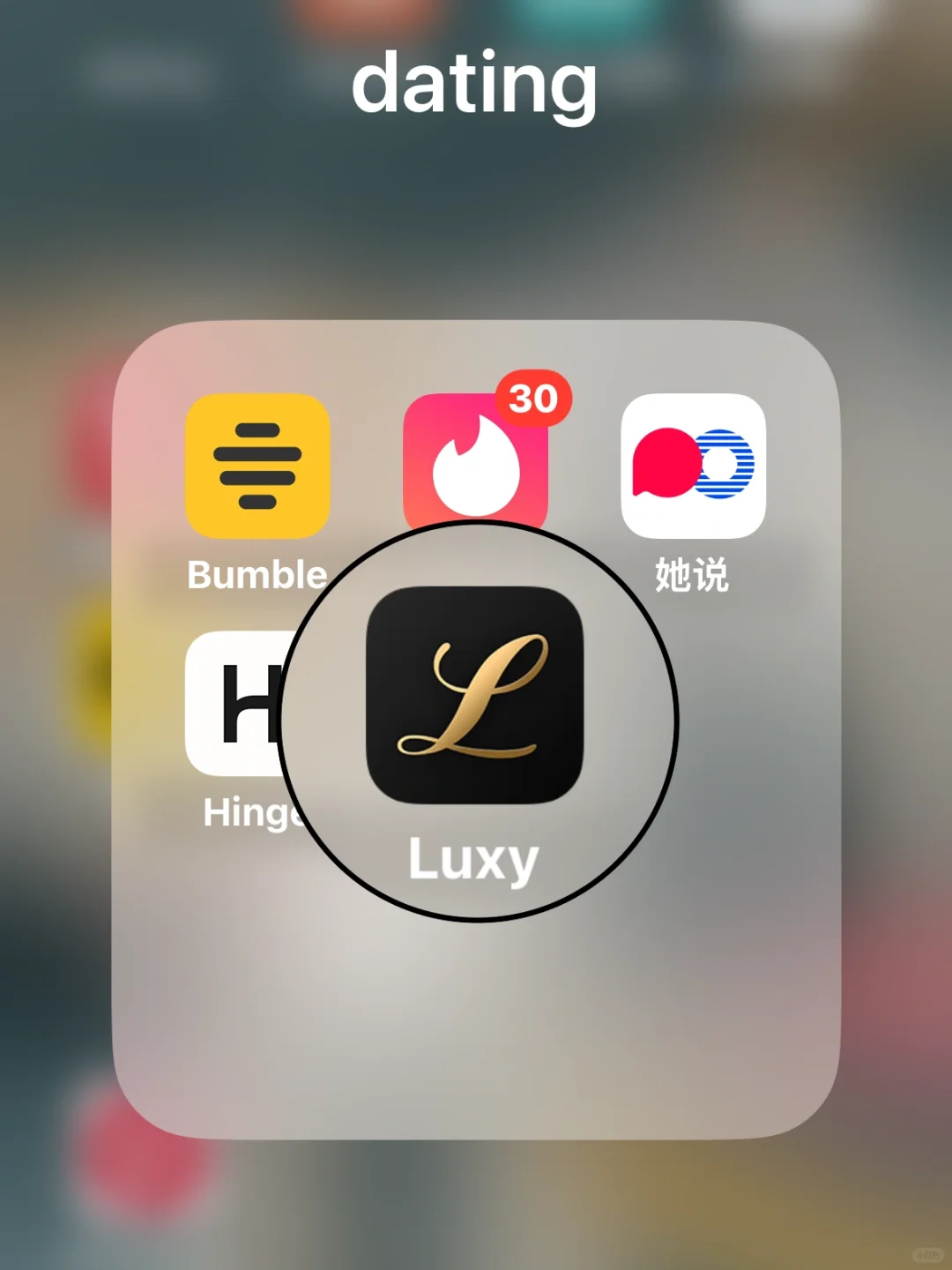 听说是datingapp里的老钱？