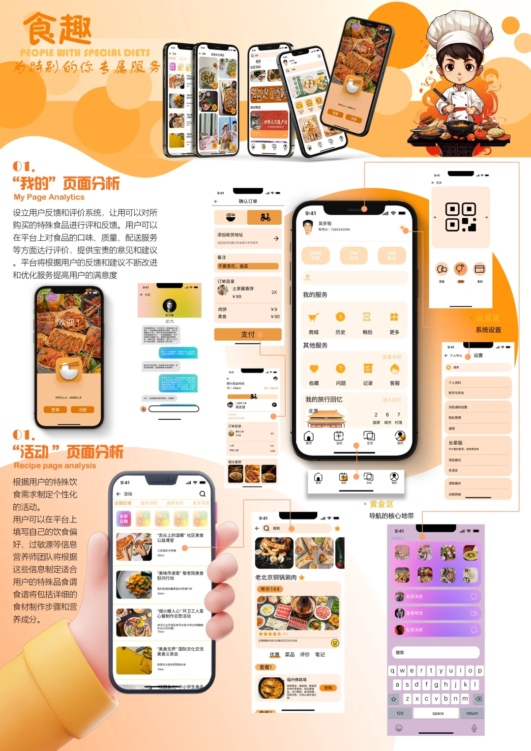 超炫UI设计 | 我打造的“食趣”美食APP🥢