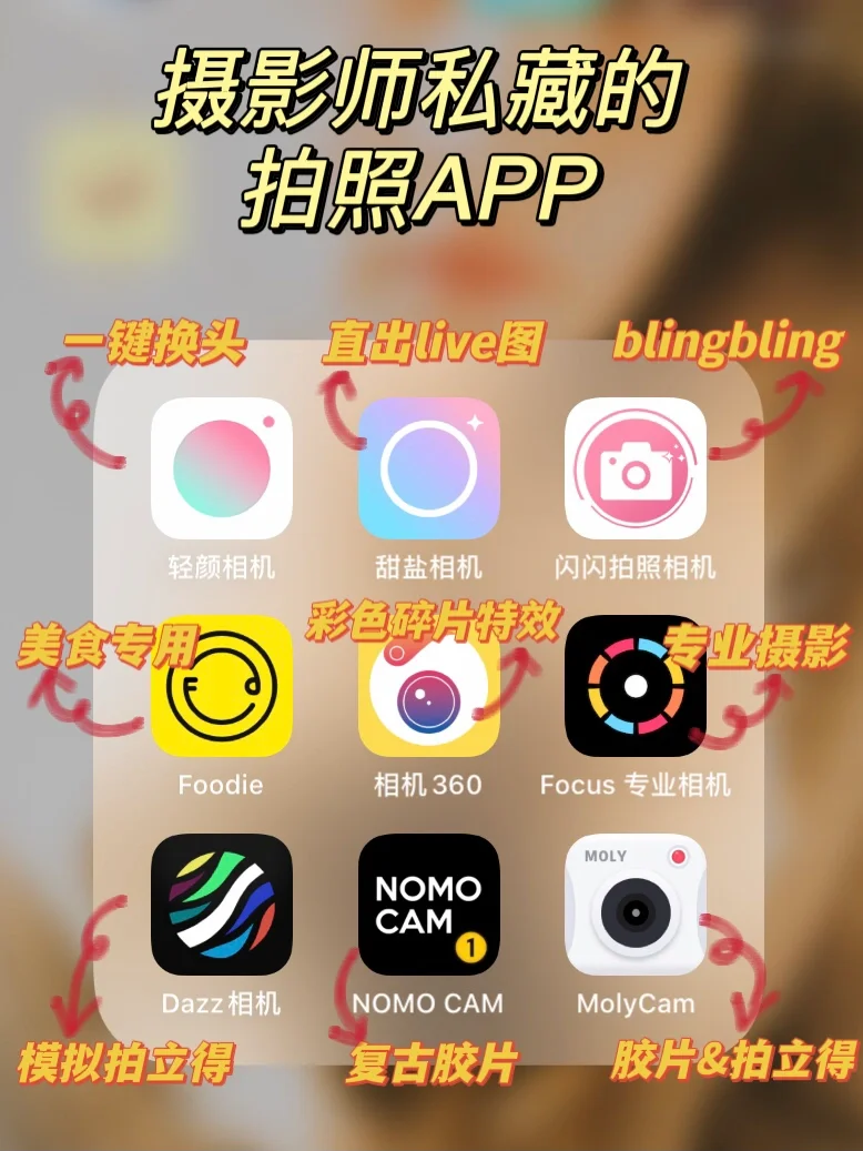 摄影师私藏的拍照app｜每款都超级推荐！