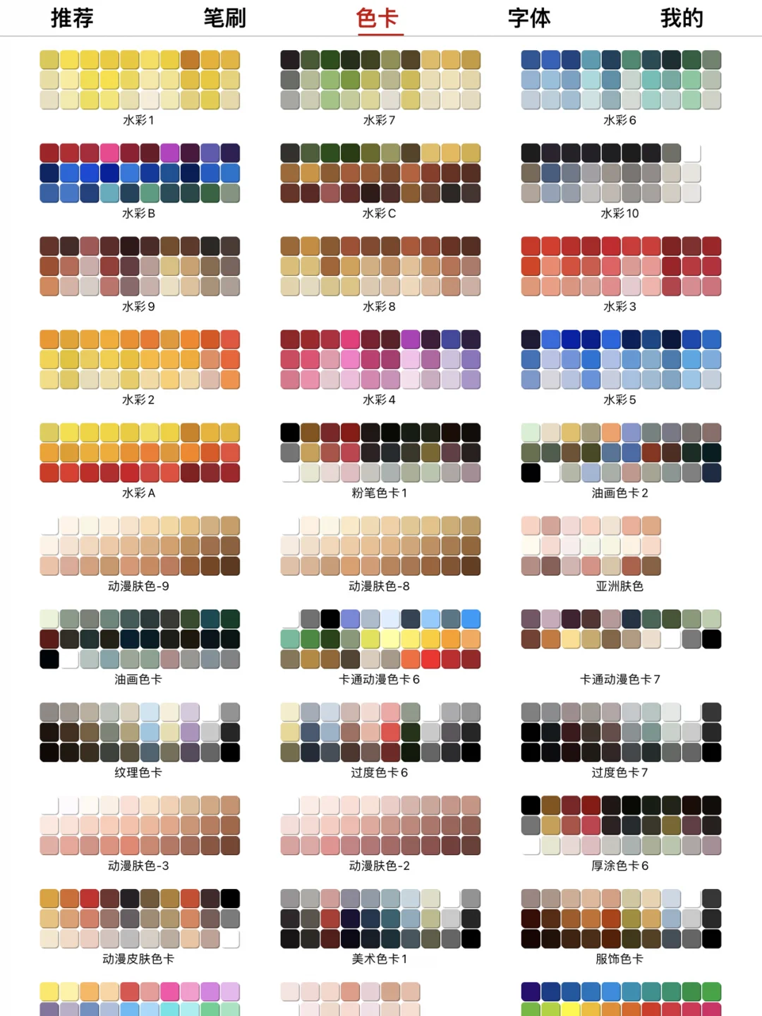 发现procreate10万+免费笔刷软件！！！