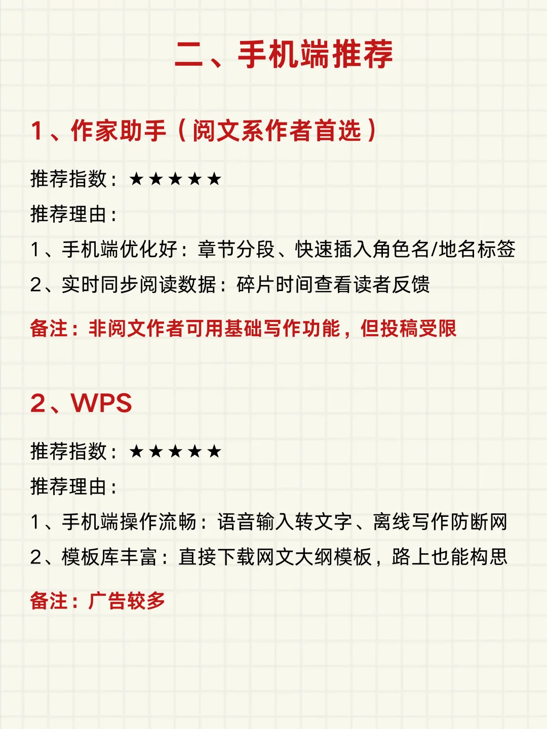 新人作者—必备写作软件，码住！