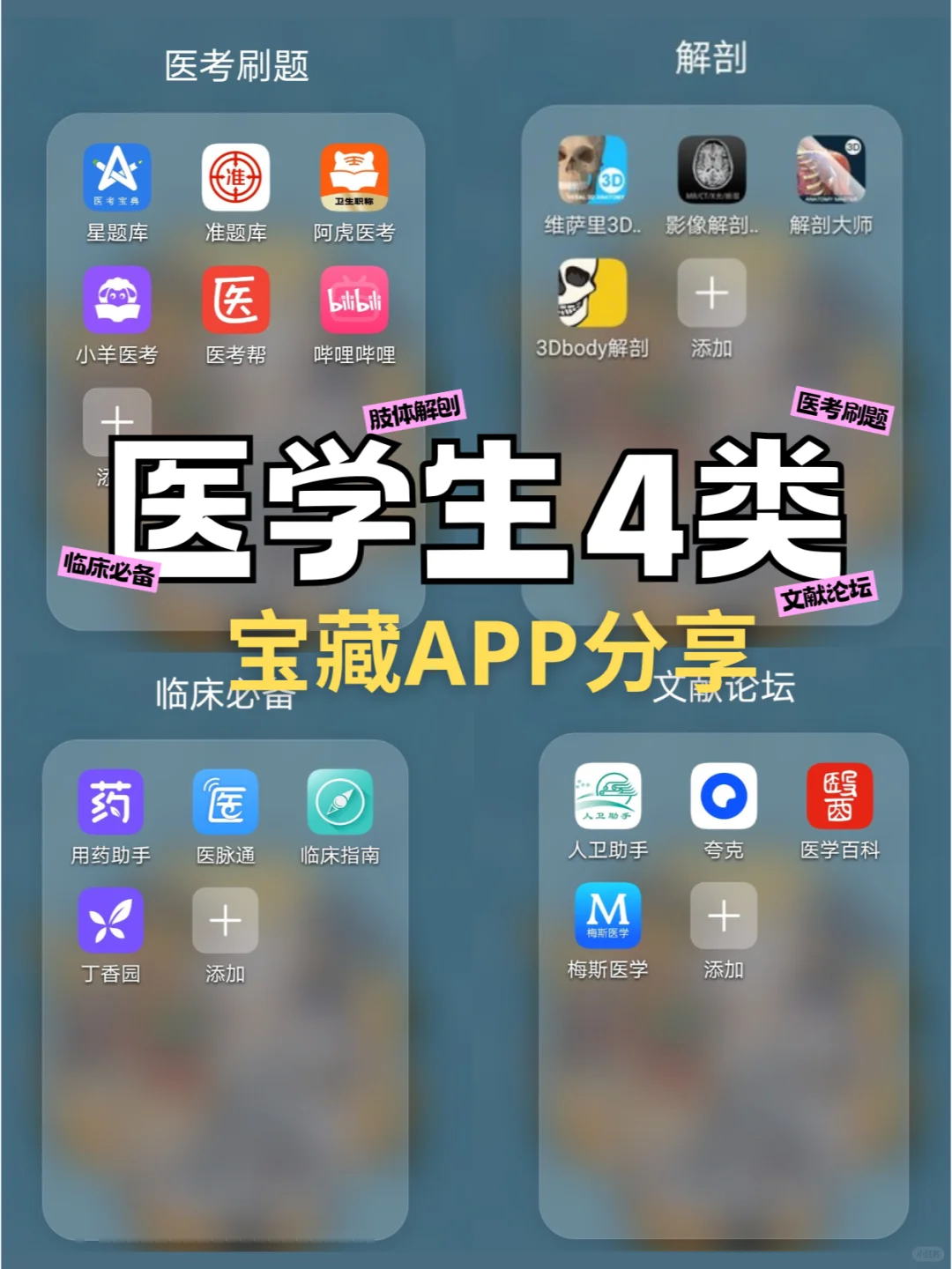 医学生必备‼️ 这4类宝藏APP你不能没有！
