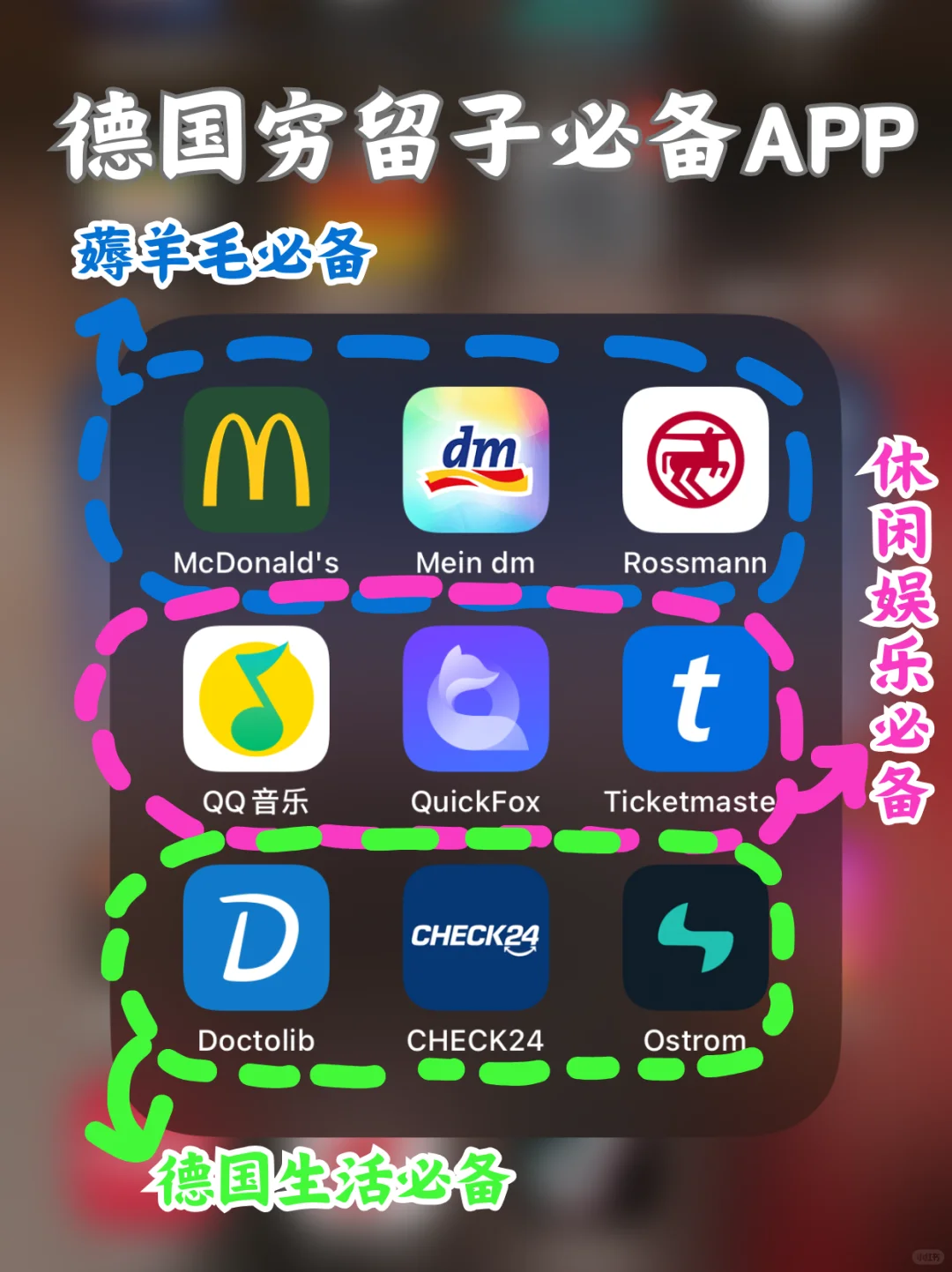 🇩🇪德国穷留子必备APP一览——该省省该花花