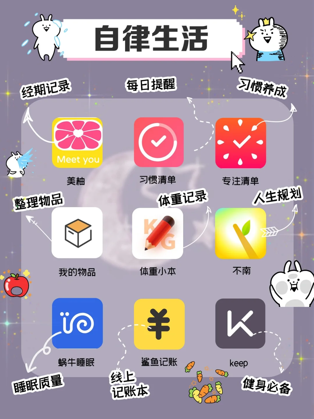 🍒好用到哭‼️63款高级女生超爱的实用App