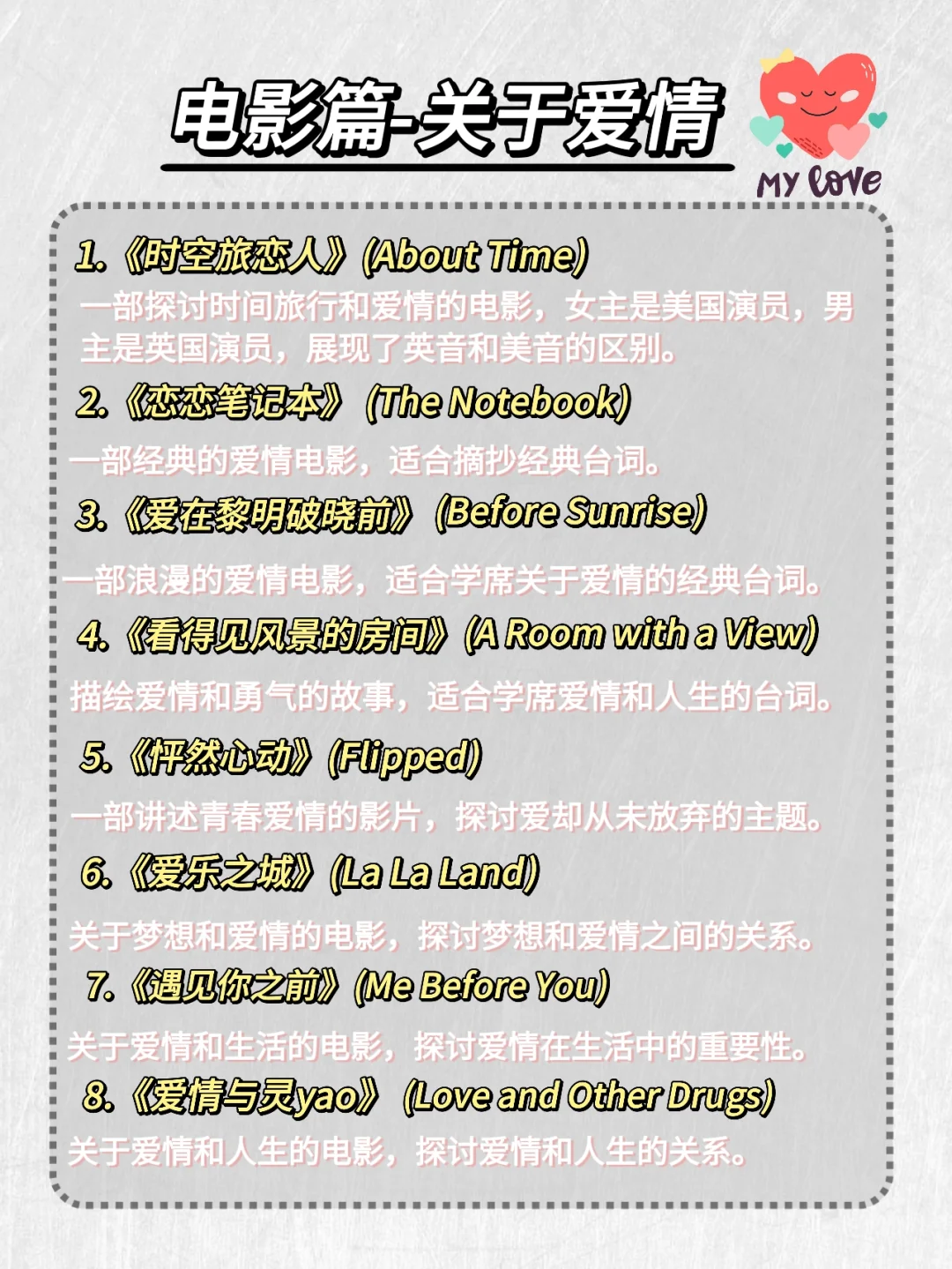 🔥英语差的女生，请狂刷这 48部电影❗