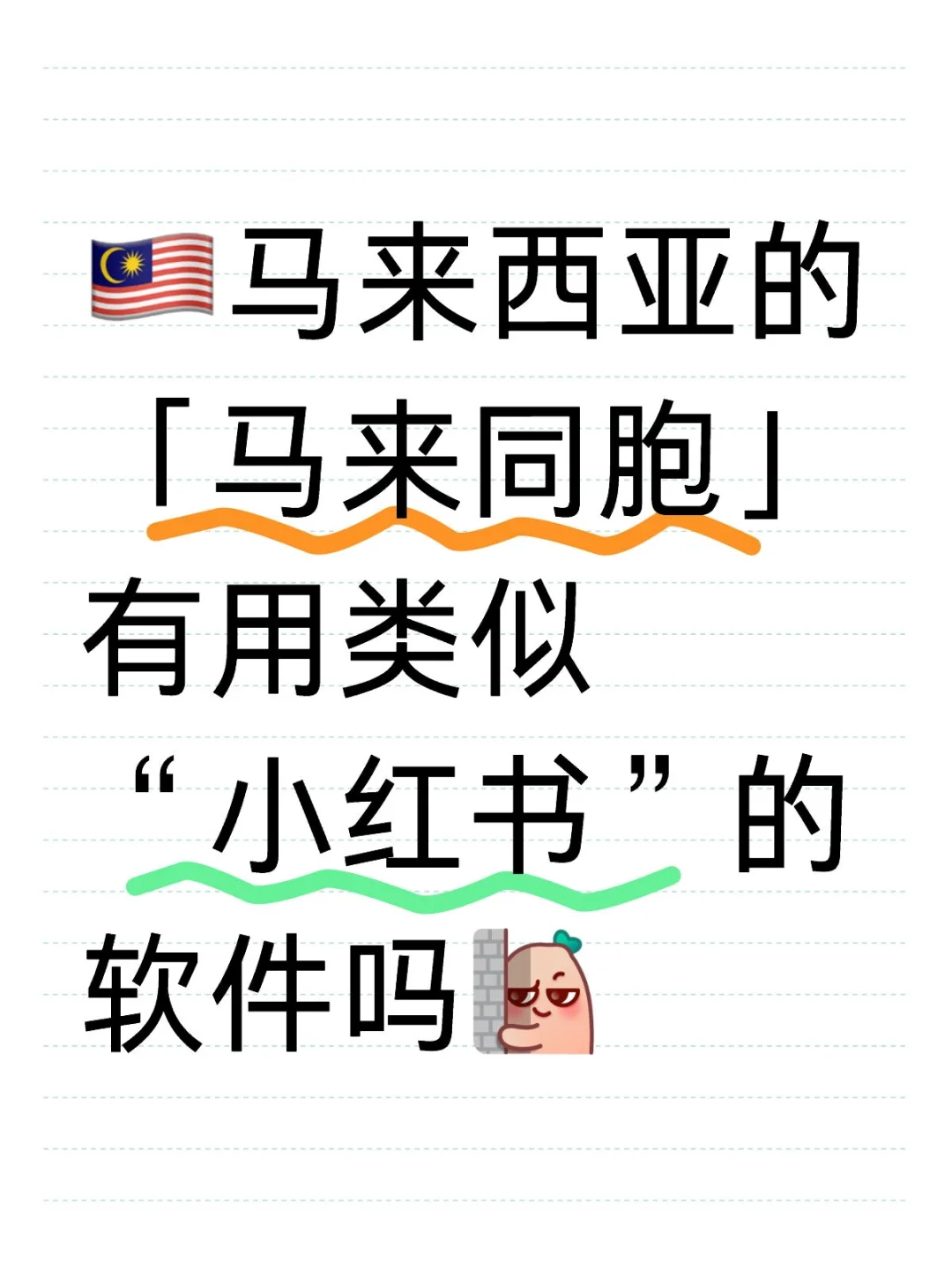 马来人只用tiktok吗？🤨