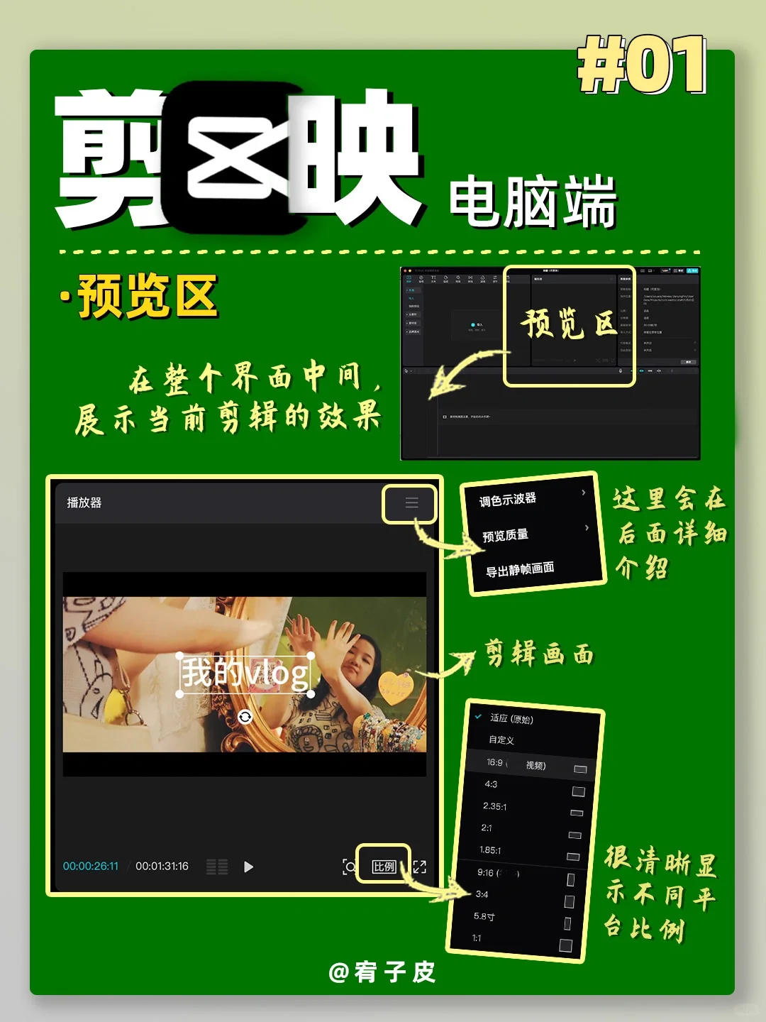 9️⃣天练完这些，你的剪映电脑版剪辑就✅day1