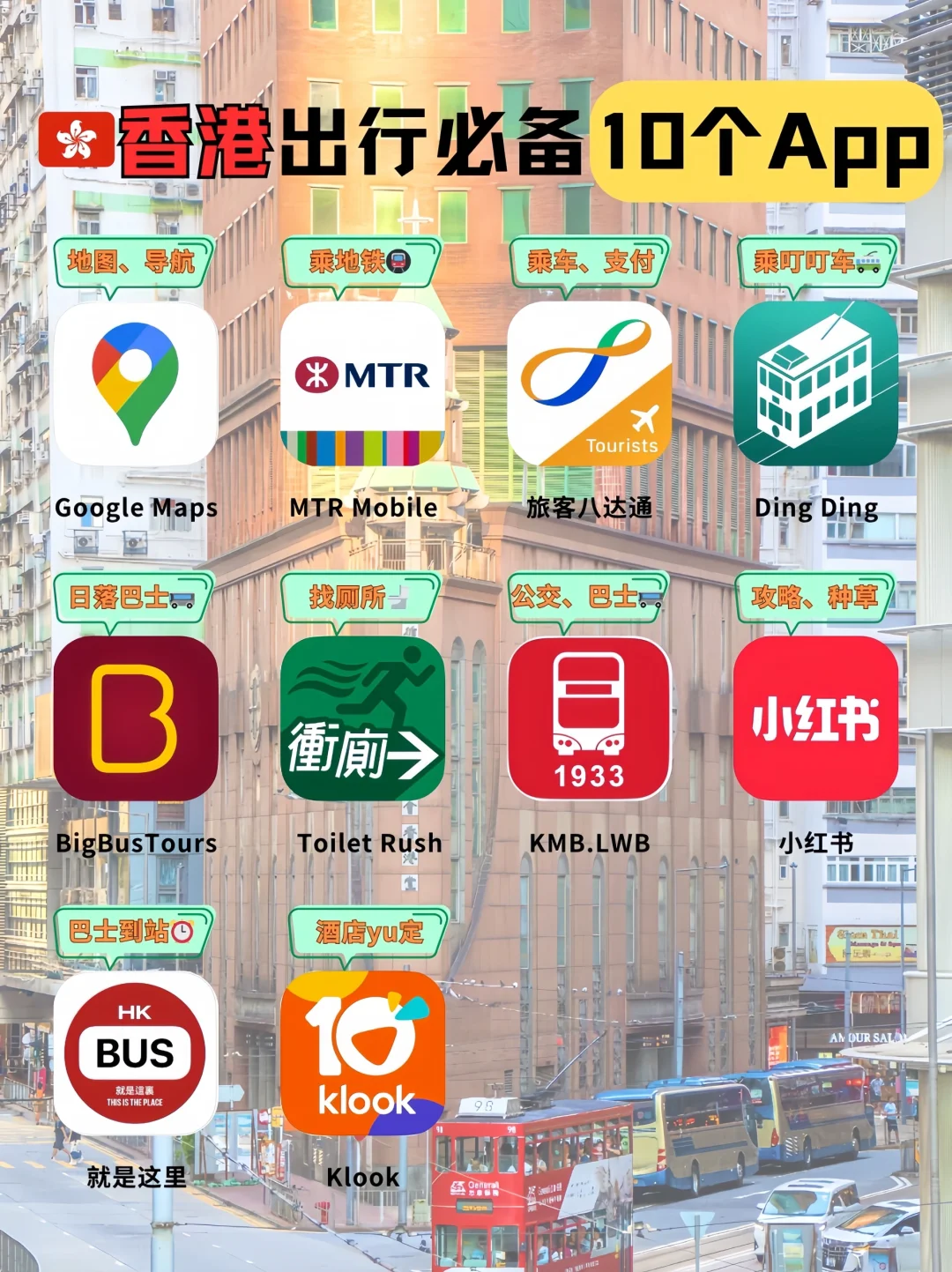 后悔没看😭去香港前也没人告诉我要下App啊
