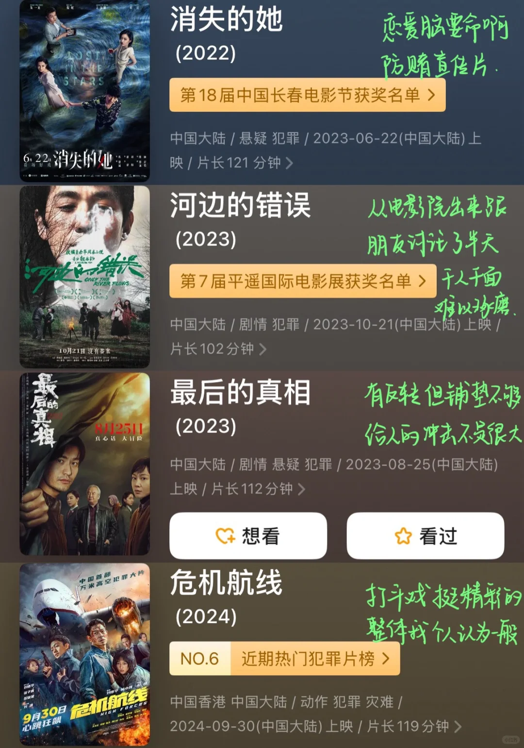 3️⃣2️⃣部悬疑犯罪类电影 包刺激的😼🔥