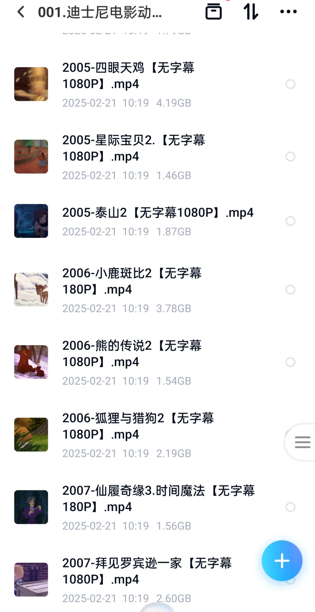 迪士尼动画电影85部