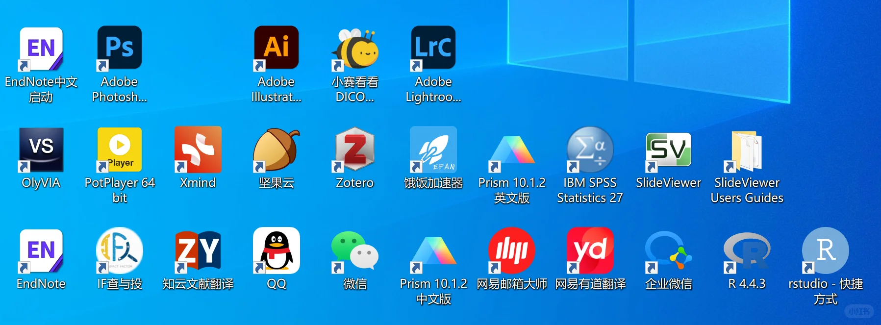 进组之后用到的软件越来越多了