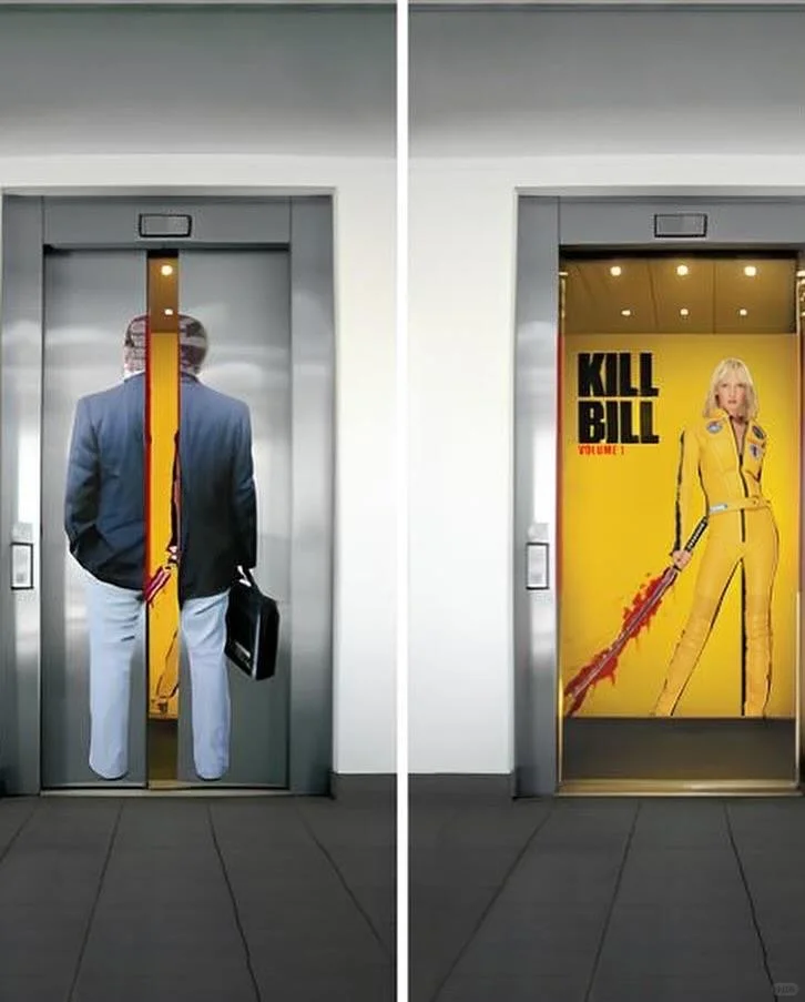 电影《杀死比尔》创意宣传广告