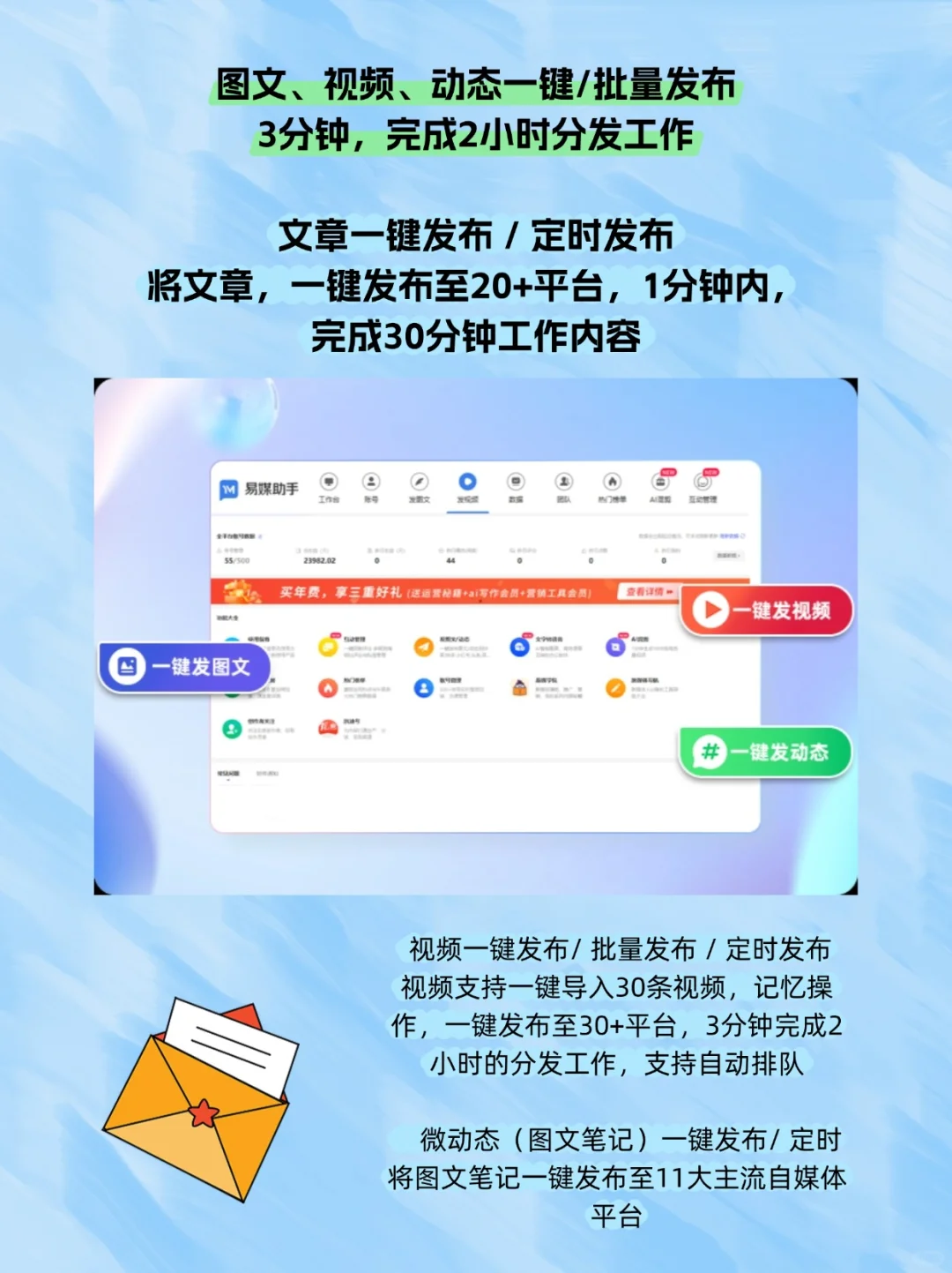 手机一键多平台app,新手怎么做自媒体?
