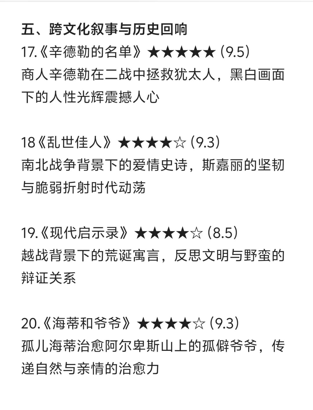 🔥脑袋空空的文科生，请狂刷这些电影❗