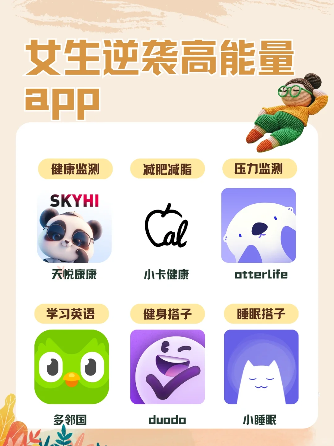 夏日蜕变必备！女生逆袭高能量APP
