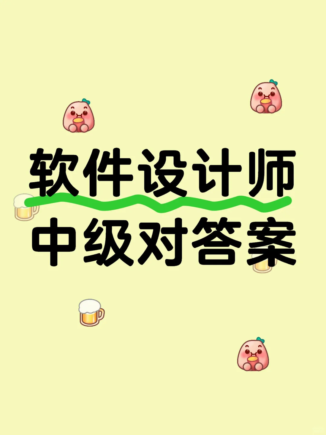 软件设计师中级对答案