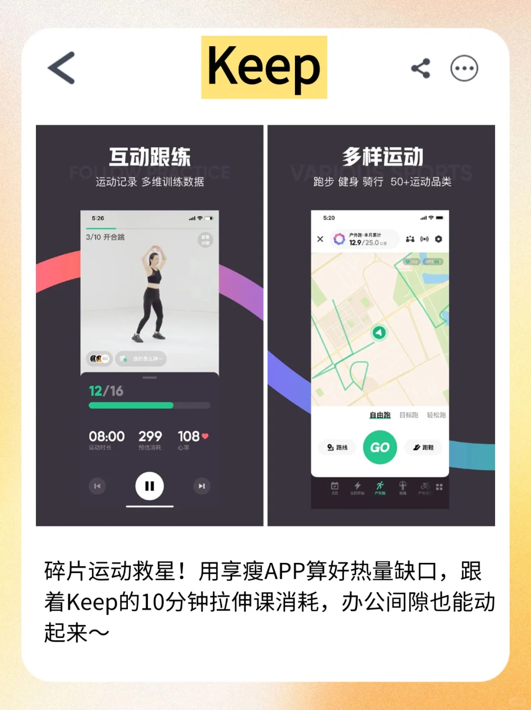 享瘦APP领衔！4款减脂APP深度实测，上班族