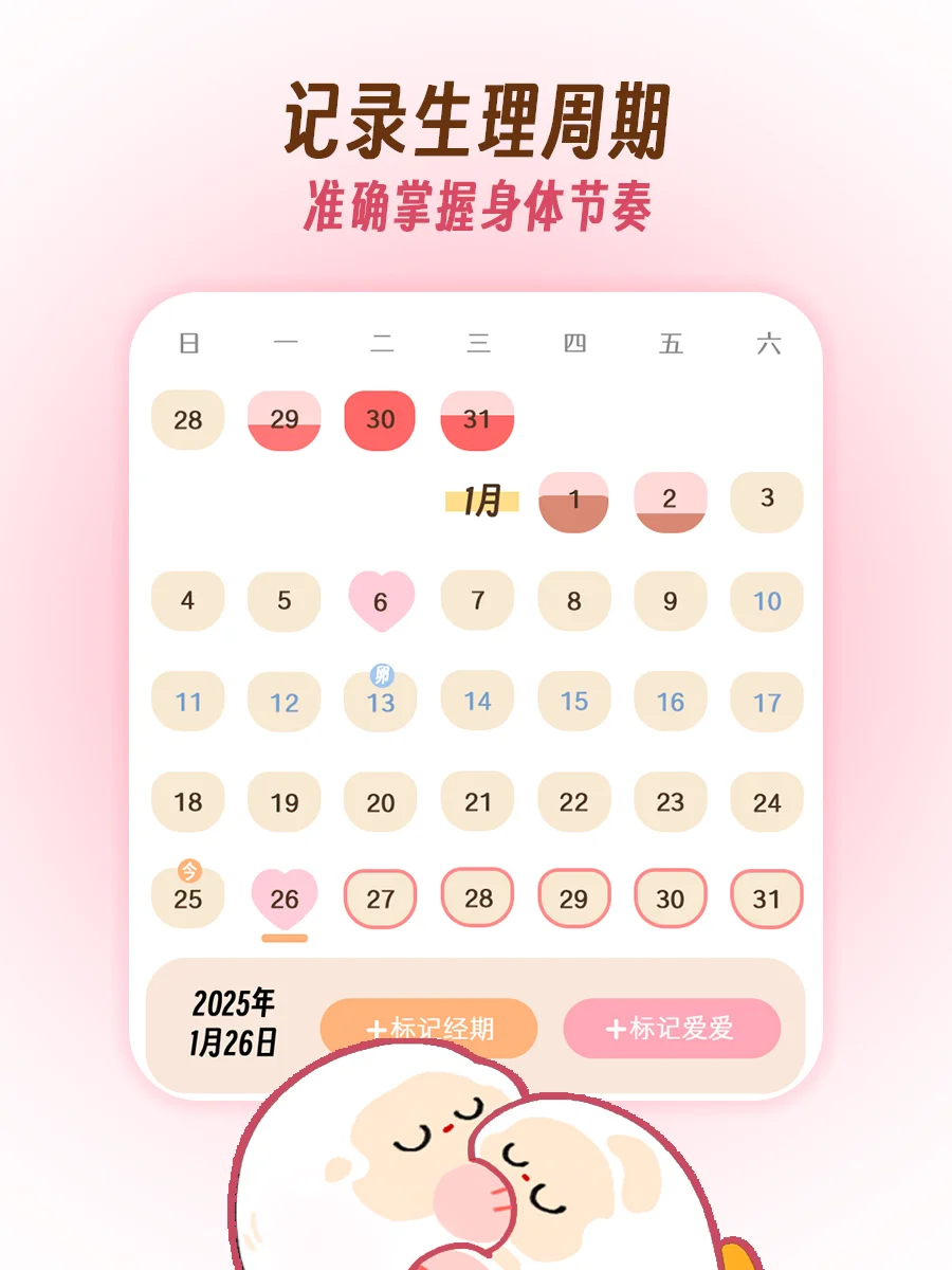 为了照顾好女友的生理期，我开发了一款App