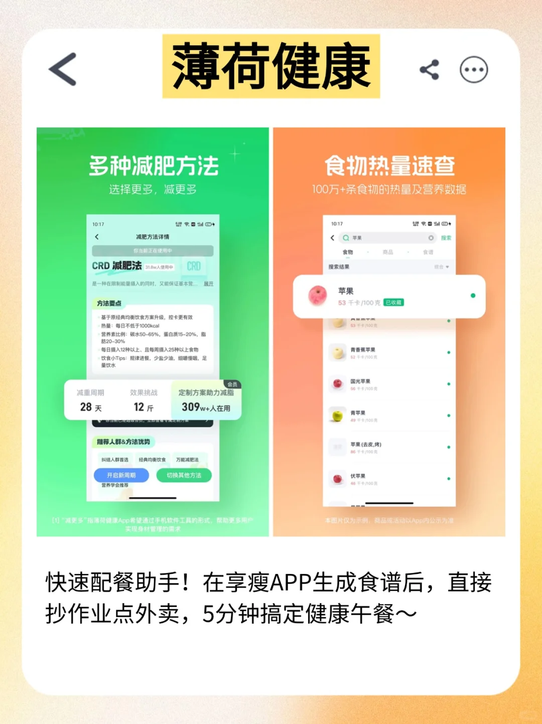 享瘦APP领衔！4款减脂APP深度实测，上班族