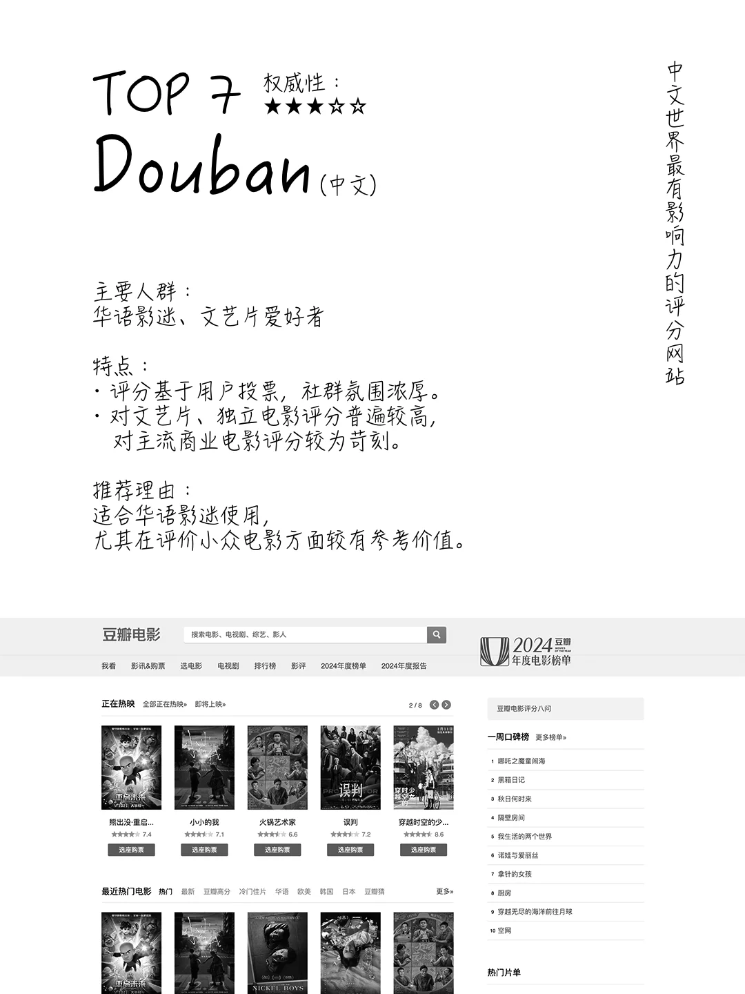 资深影迷补课:全球7大电影评分网站