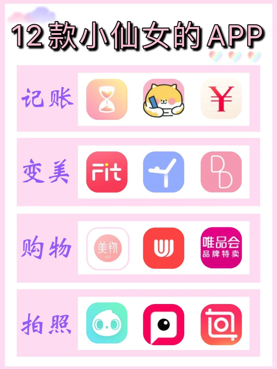 超级干货💫小仙女必备APP
