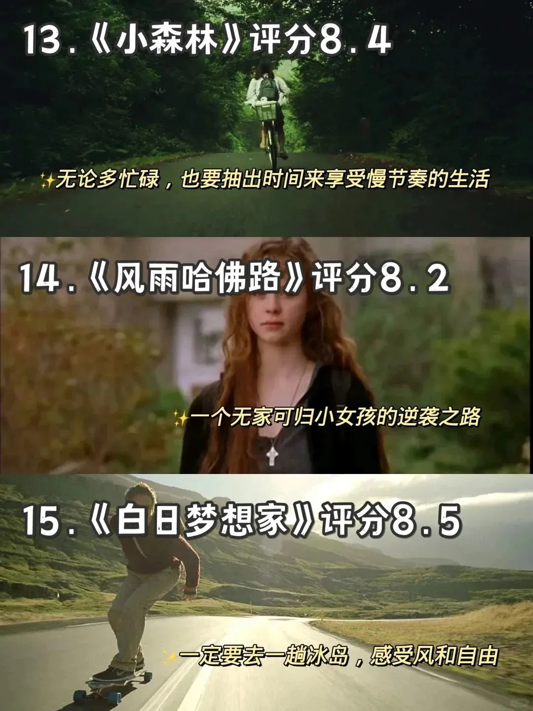 18部治愈与励志电影推荐！