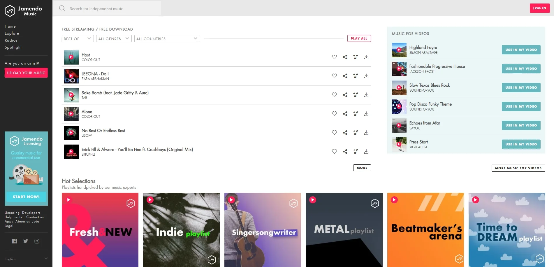 8个免版权音乐平台分享