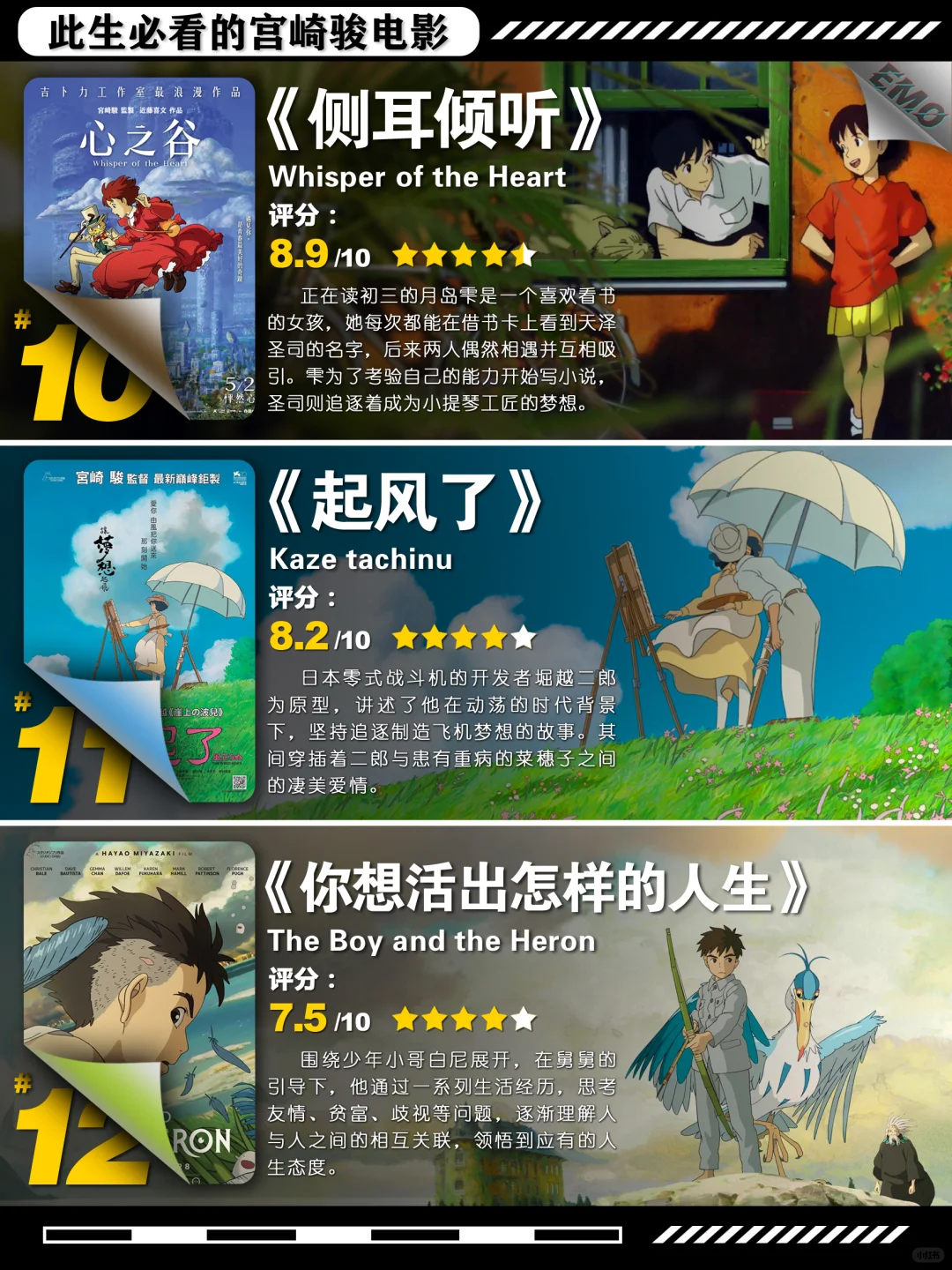 人生必看宫崎骏的经典动画电影