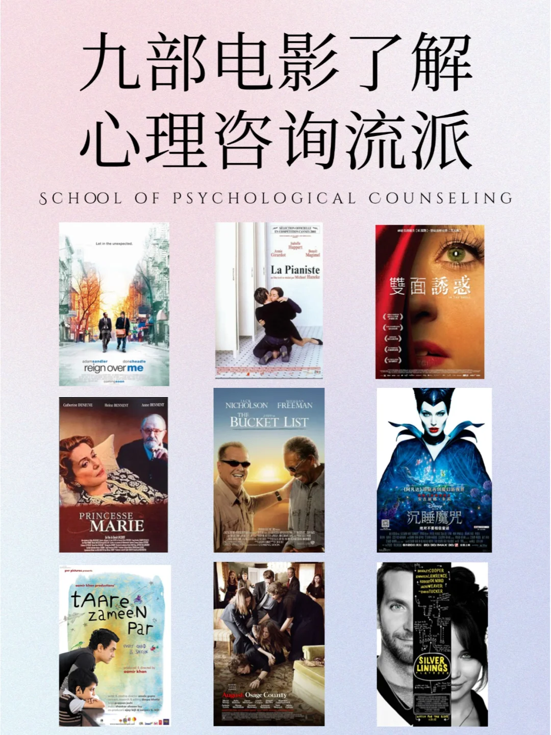9部电影🎥带你轻松读懂不同心理咨询流派