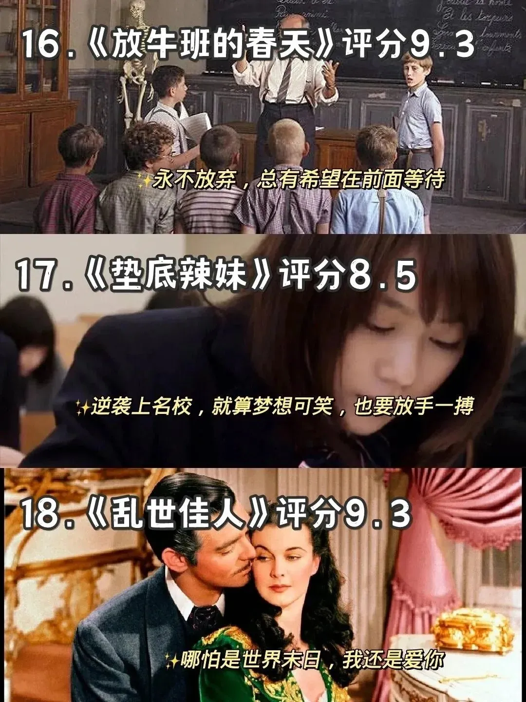 18部治愈与励志电影推荐！