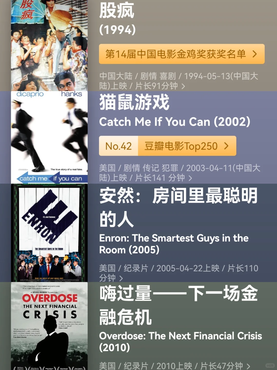 🔥提高财智和洞察力|20部必看经典电影❗