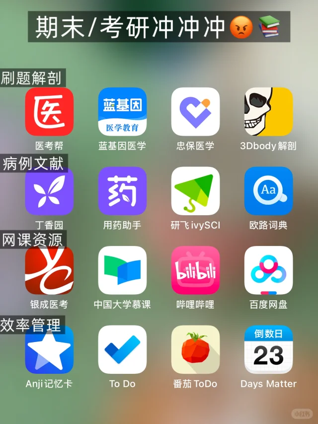 医学生版挖呀挖｜期末必备APP📚学习工具推荐