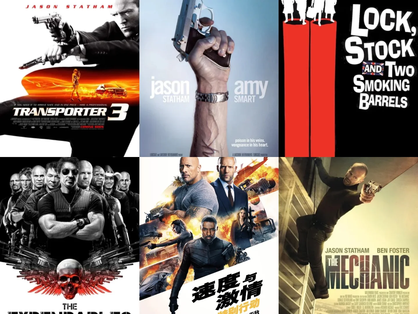 🔥英伦硬汉｜杰森斯坦森经典电影盘点