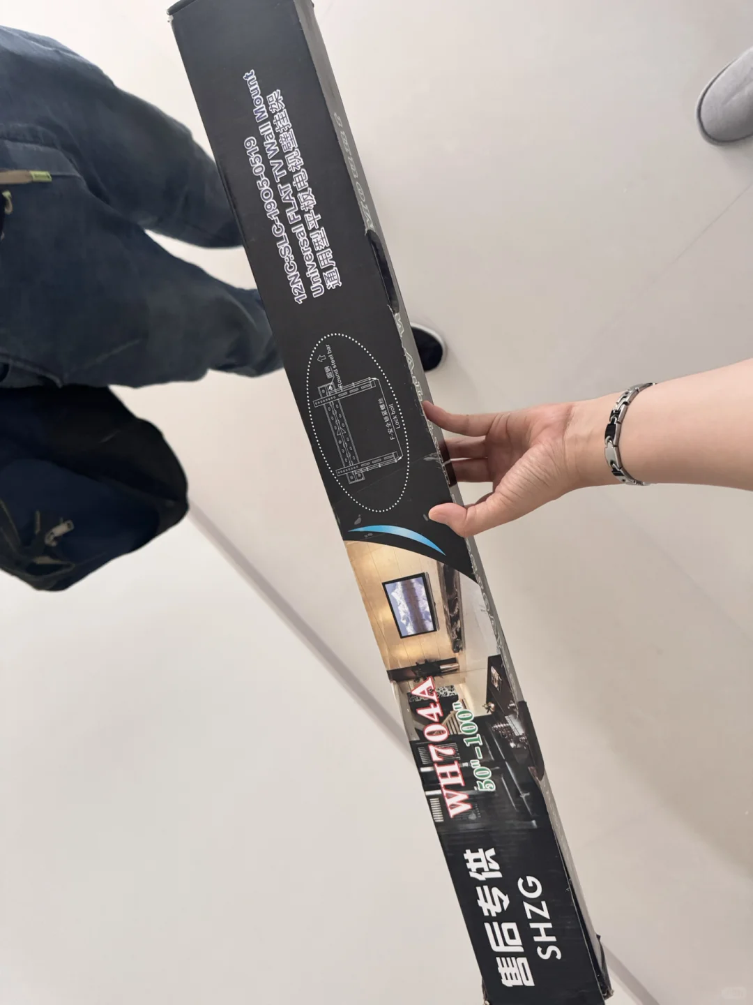 京东送装电视架为什么不给盒子？