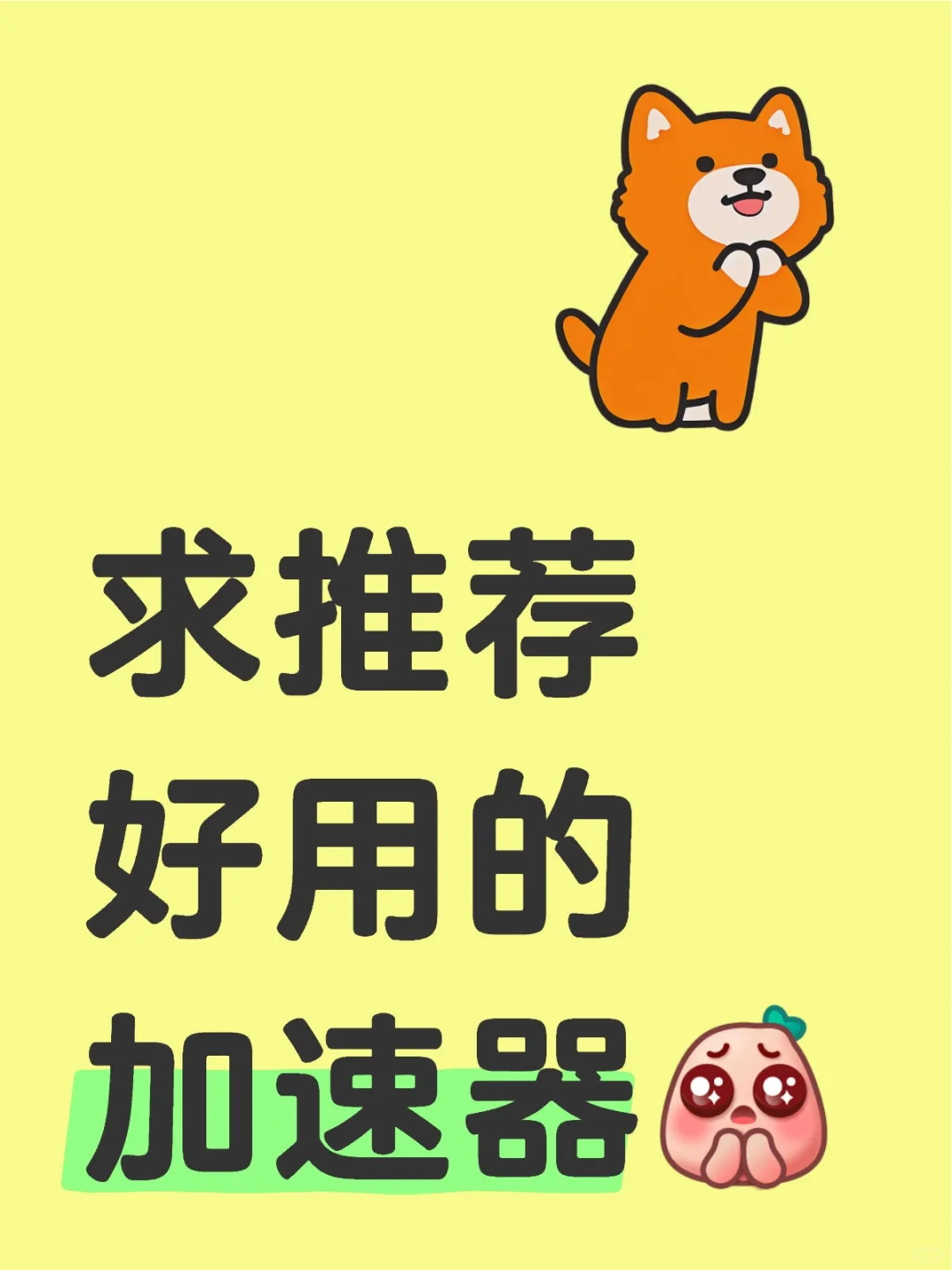 想问问你们都在用什么加速器呀?