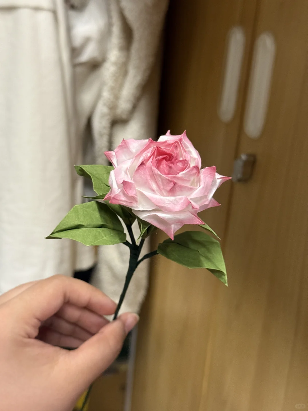 新产的折纸花花！